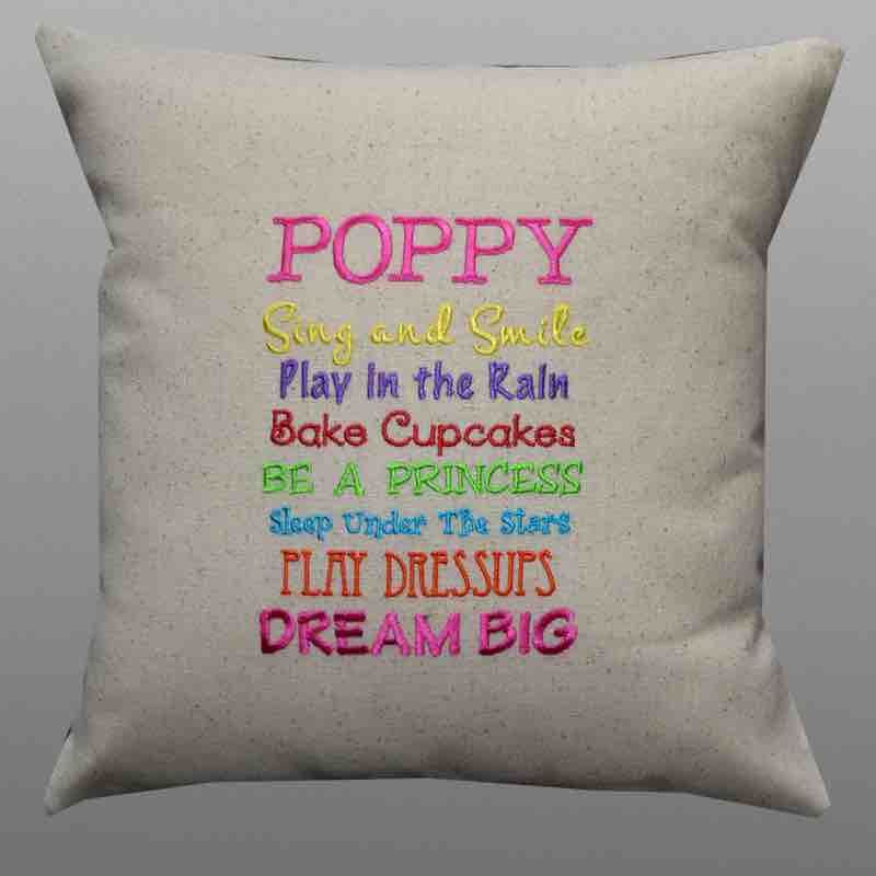 Personalised Cushion Kids Gift Idea 