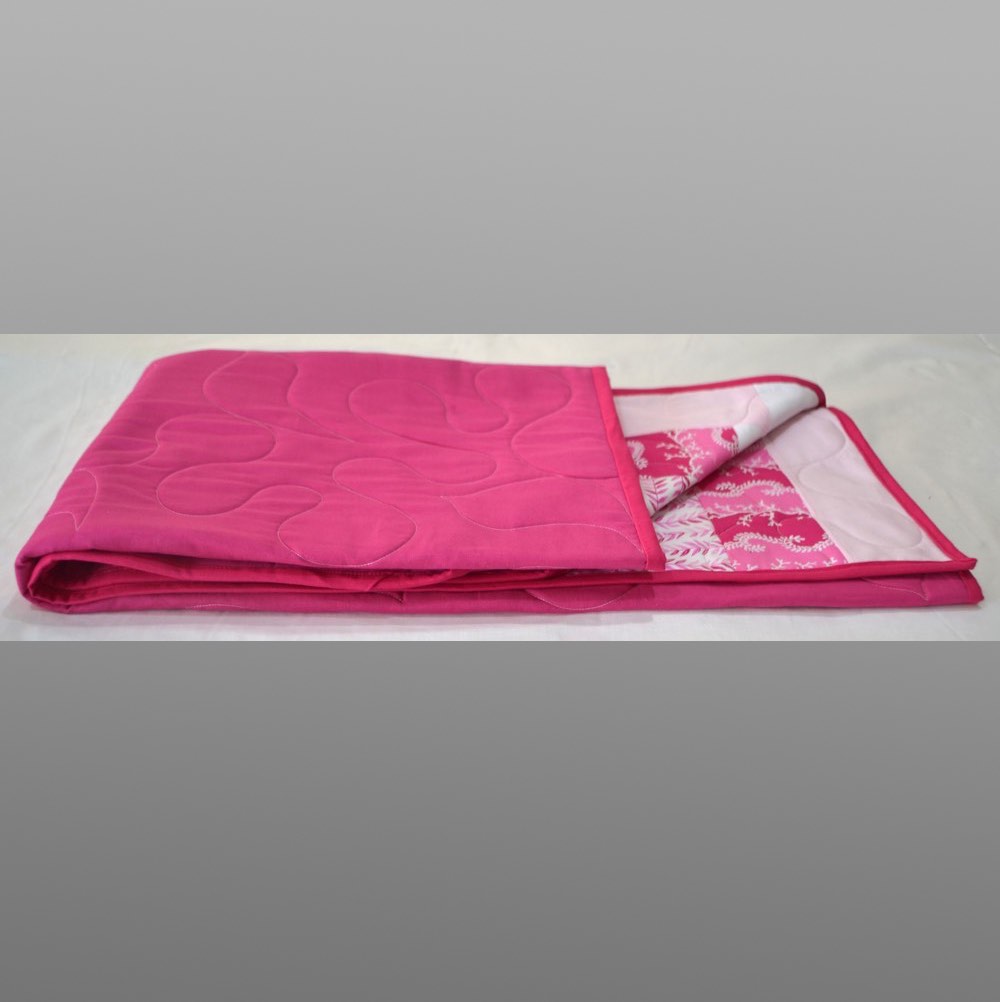 Pink Bird Strip Baby Quilt, Personalised Handmade Quilt, Bird Quilt, Patchwork, Baby Gift